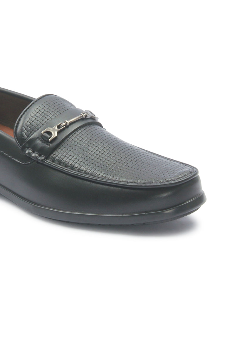 Men's Bit Loafers for Formal Wear - Black - Formal Loafers - Pavers England