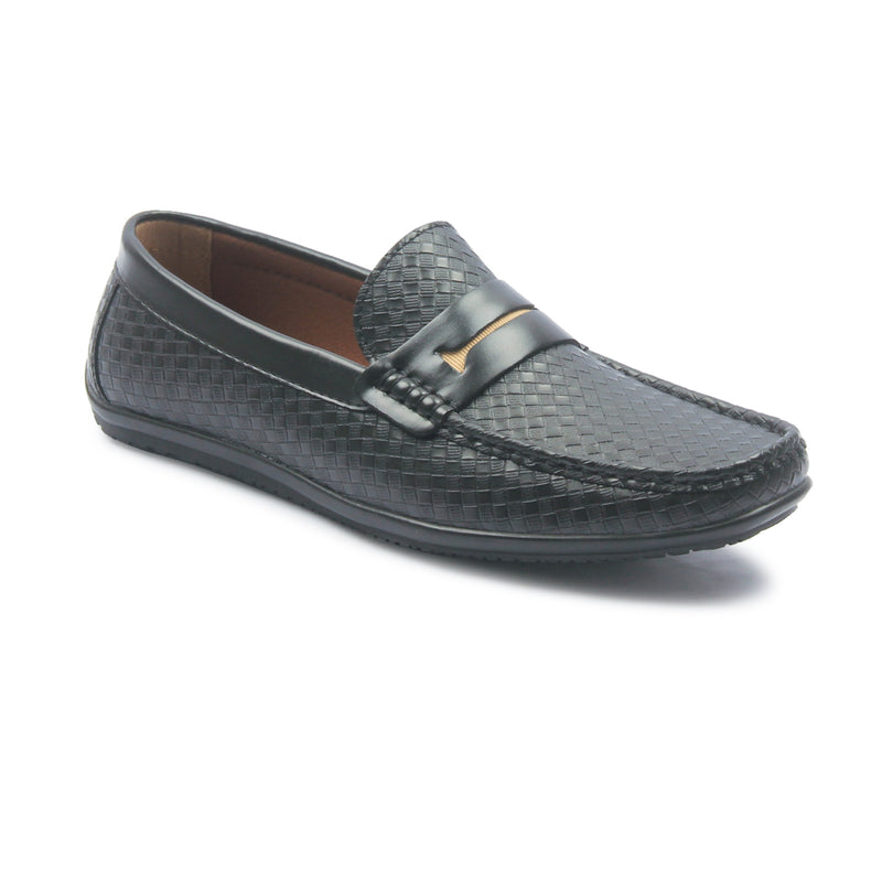 Men's Penny Loafers for Casual Wear - Black - Moccasins - Pavers England