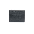 Men's Crocodile Textured Card Holder - Bags & Accessories - Pavers England