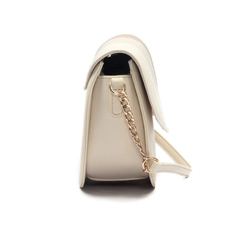 Women's Saddle Sling Bag-Beige - Sling Bags - Pavers England
