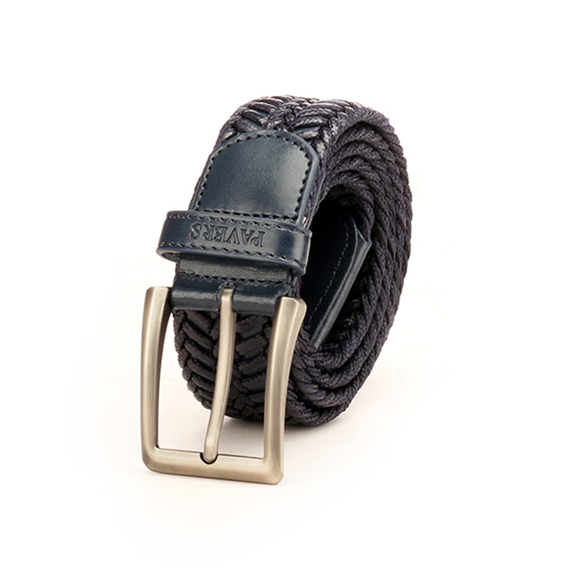 Braided Style Leather Formal/Casual Waist Belt for Men