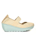 Women's Shoe - Beige - Full Shoes - Pavers England