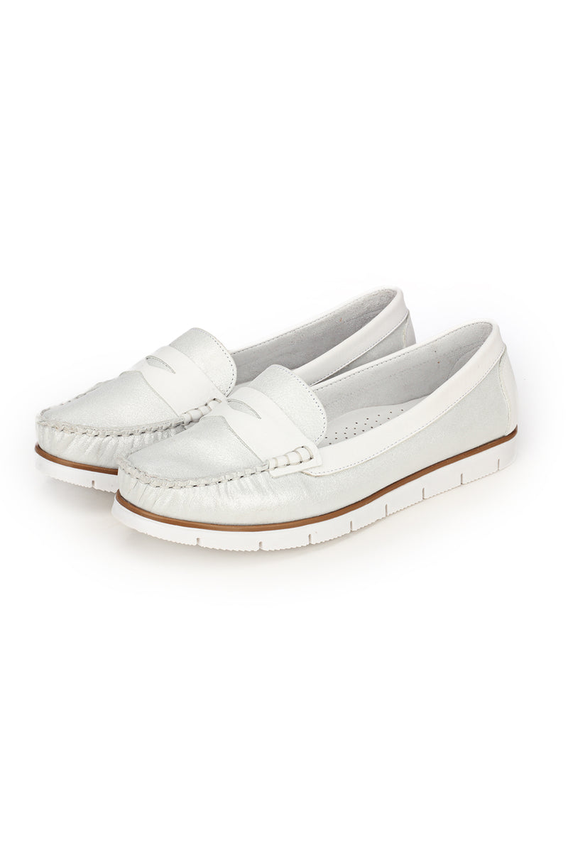 Women's Full Shoe - White - Full Shoes - Pavers England