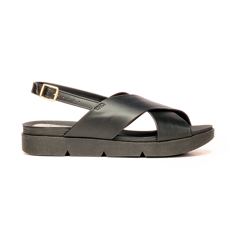 Smart Flat Sandals for Women-Black - Sandals - Pavers England