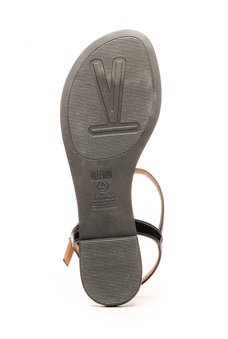 Ankle Strap Sandals with Blings for Women-Black - Sandals - Pavers England