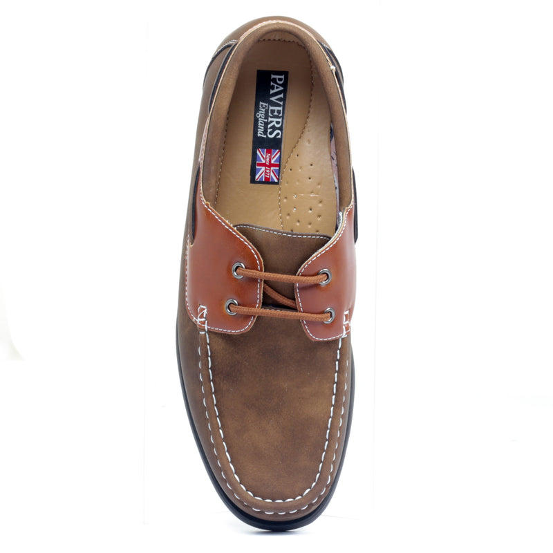 Smart Men Shoe Lace - up - Brown - Comfort Fits - Pavers England