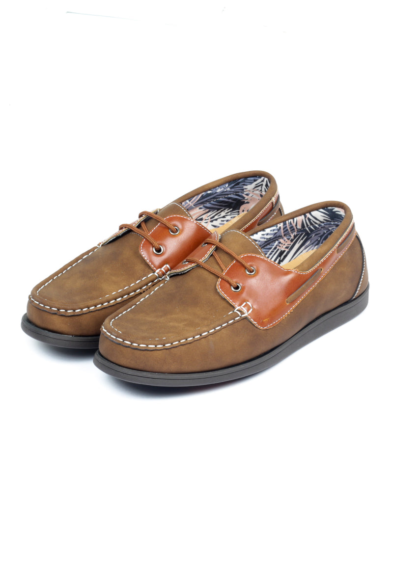 Smart Men Shoe Lace - up - Brown - Comfort Fits - Pavers England