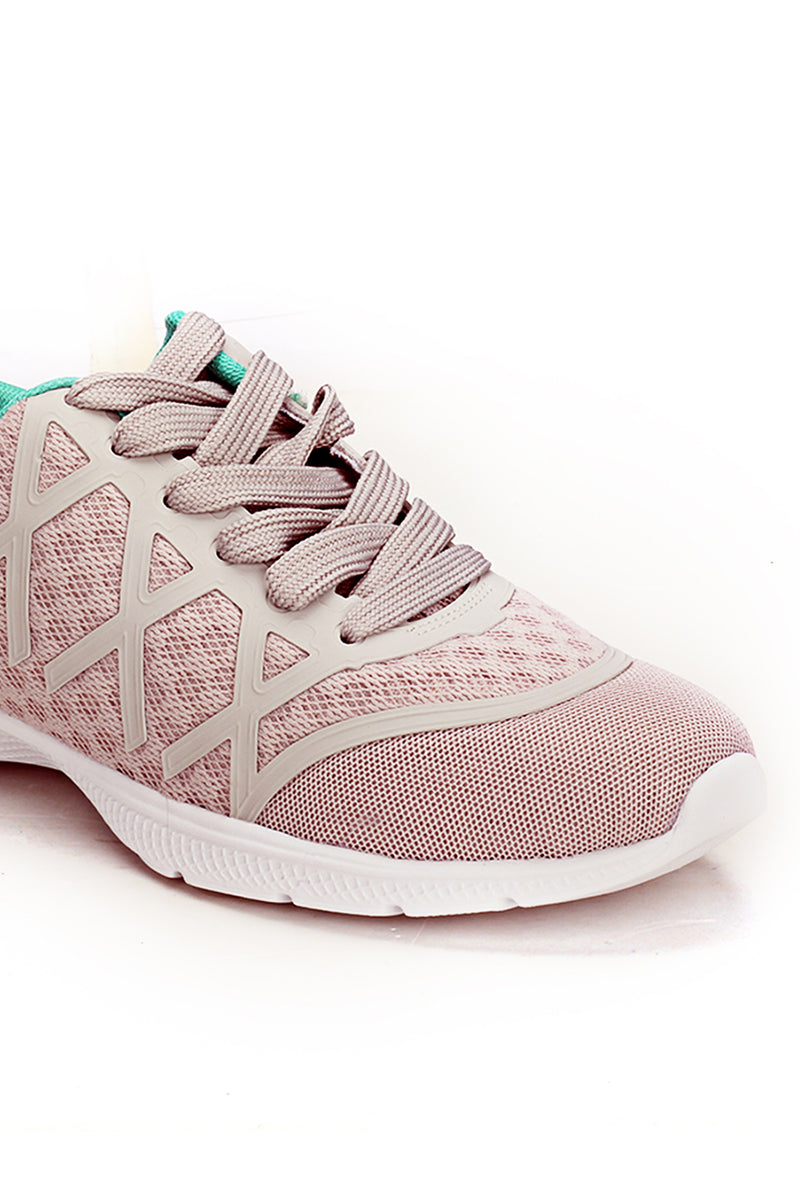 Casual Textile Lace-ups for Women - Silver - Sneakers - Pavers England