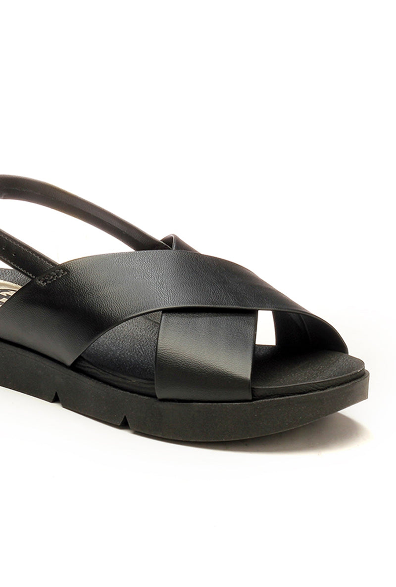 Smart Flat Sandals for Women-Black - Sandals - Pavers England