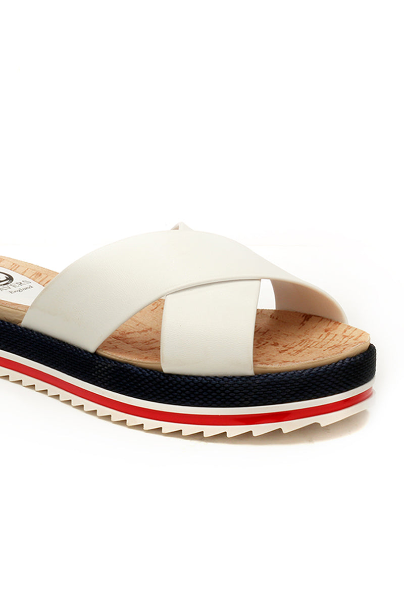 Casual Flat Mules for Women - Open Mules - Pavers England