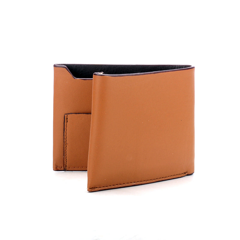 Solid Bi-fold Wallet for Men - Brown - Bags & Accessories - Pavers England