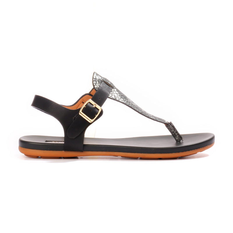 Low Heel Sandals for Women for Casual / Festive use - Black - Sandals - Pavers England