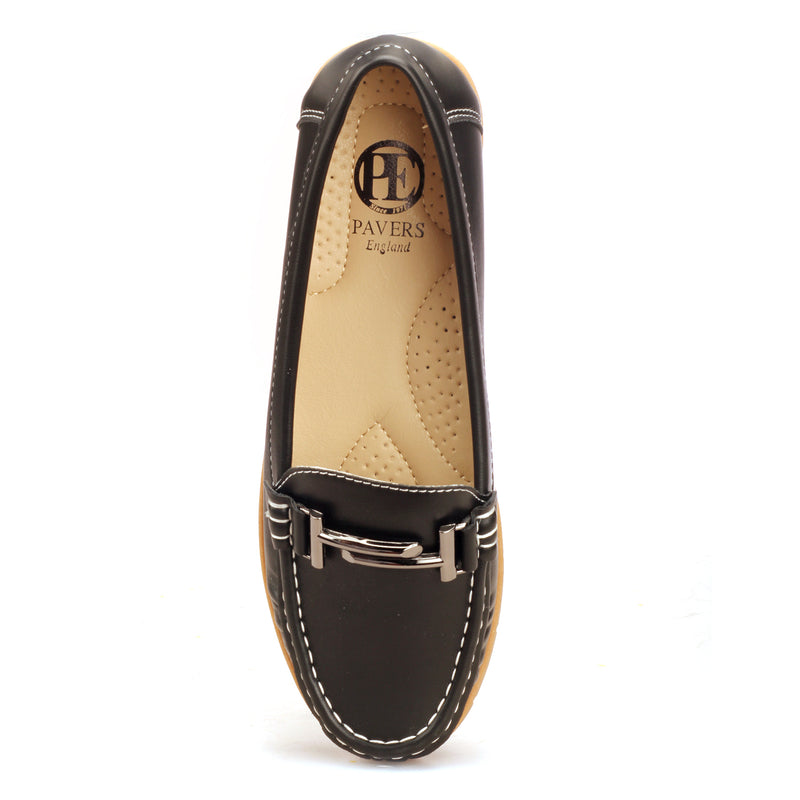 Loafers for your Everyday Needs-Black - Full Shoes - Pavers England
