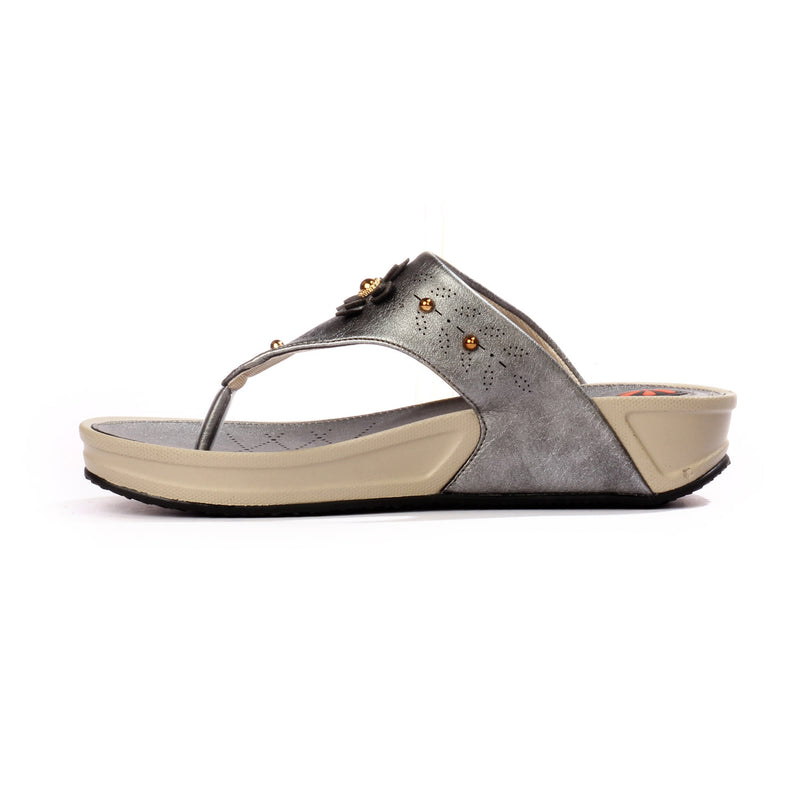 Toe Post with Medium Wedge Heel & T straps for Women