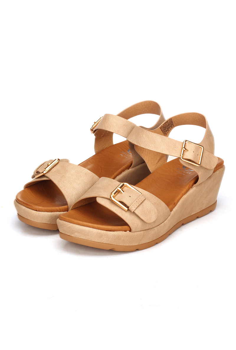 Casual Sandals for Women - Khaki - Sandals - Pavers England