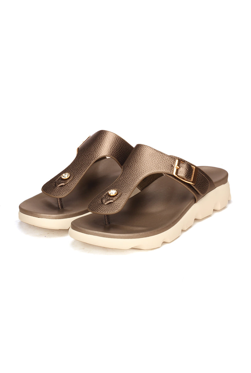 Casual Toeposts for Women-Pewter - Toeposts - Pavers England