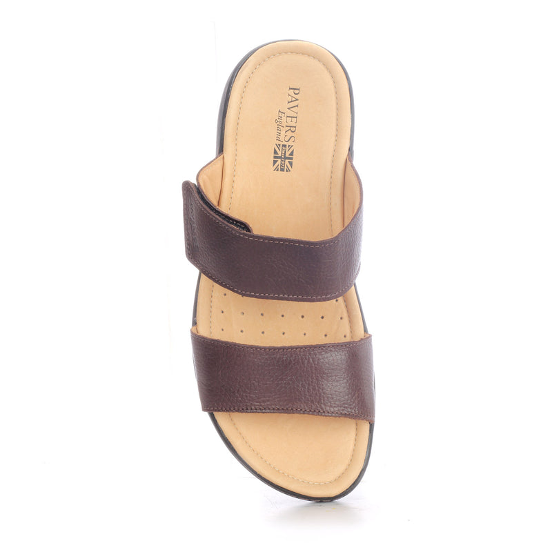 Men's Flip Flop - Brown - Open Toe - Pavers England
