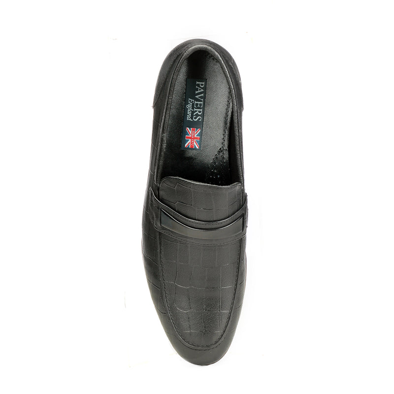 Men's Loafers - Black - Formal Loafers - Pavers England
