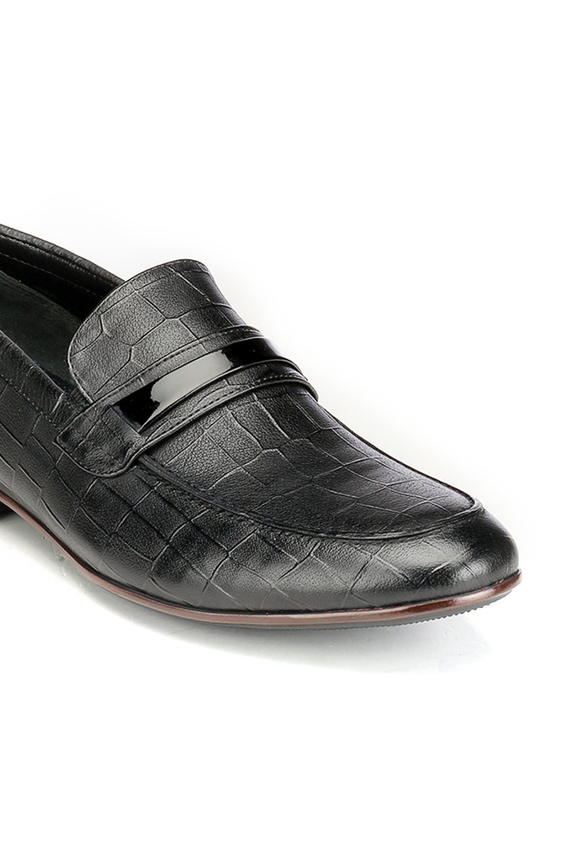 Men's Loafers - Black - Formal Loafers - Pavers England