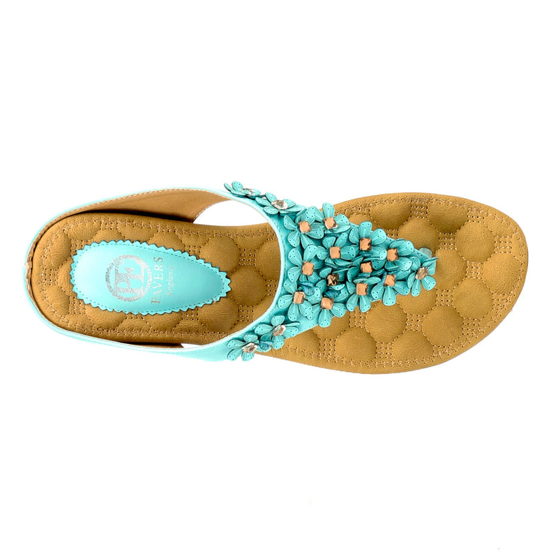 Toepost Wedges with Blings for Women