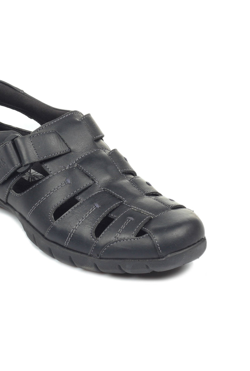 Men's Sandal - Black - Sandals - Pavers England