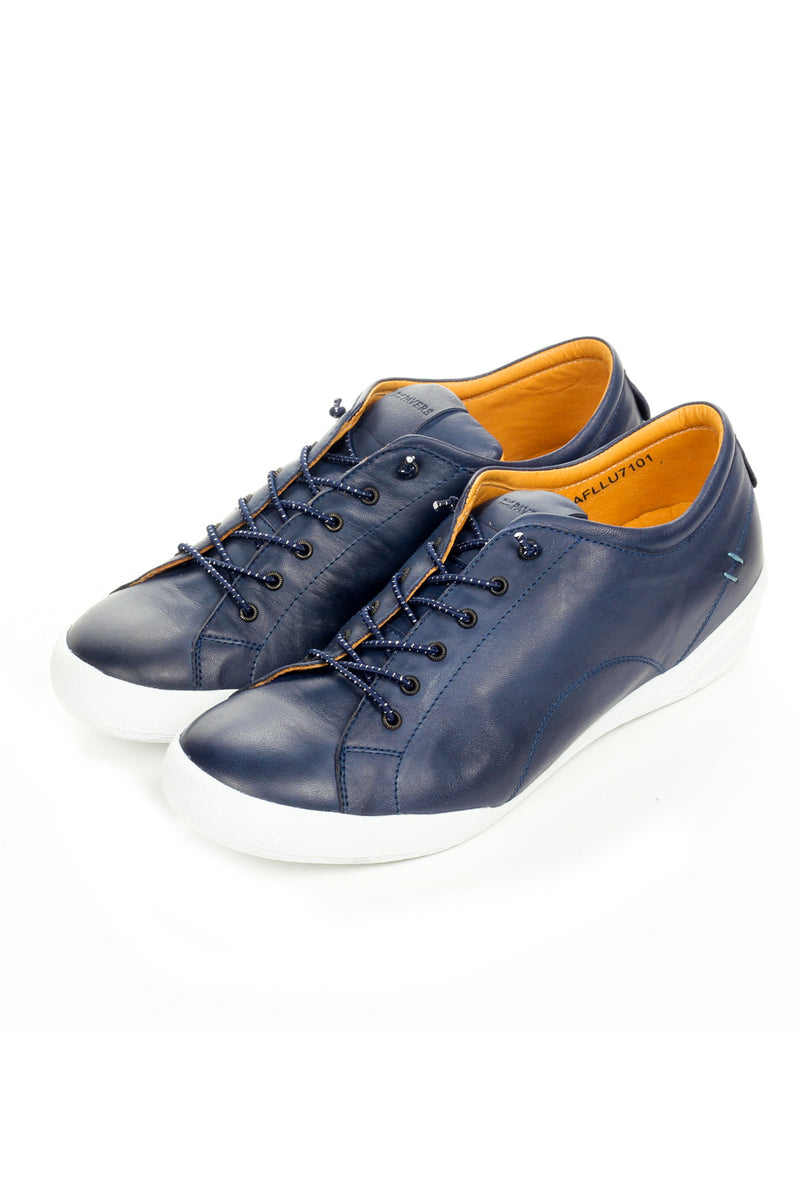 Women's Lace-up - Navy - Sneakers - Pavers England
