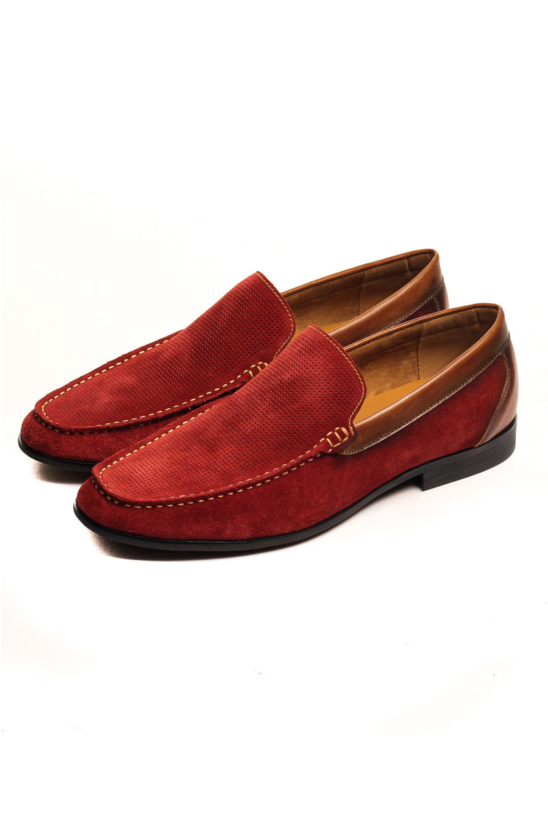 Men's Loafers - Burgundy - Pavers England