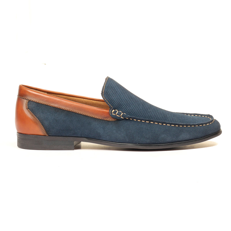 Men's Loafers - Navy - Wedding & Occasion - Pavers England