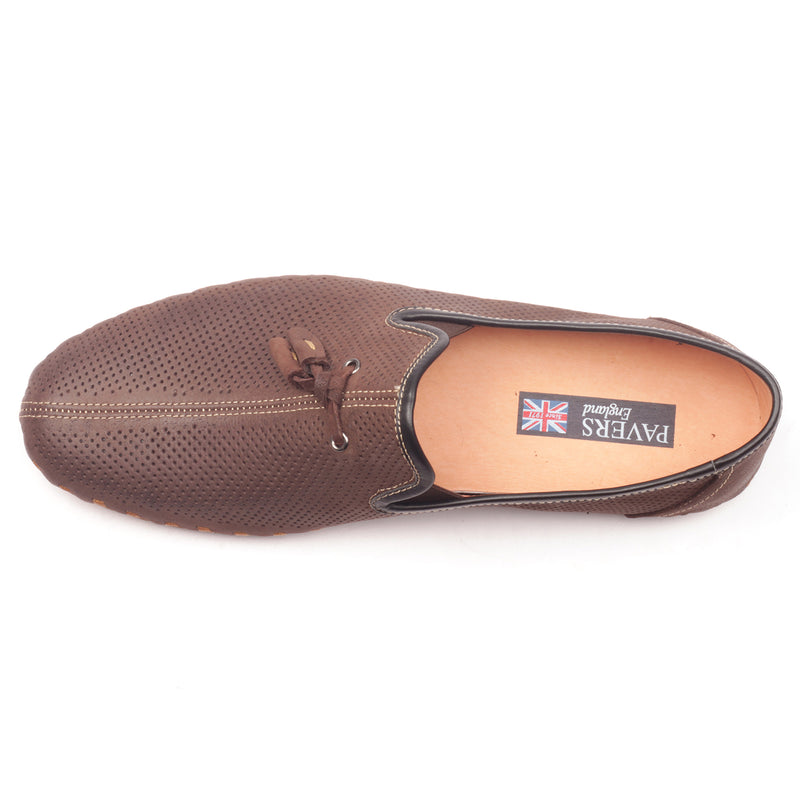 Men's Loafers - Coffee - Moccasins - Pavers England