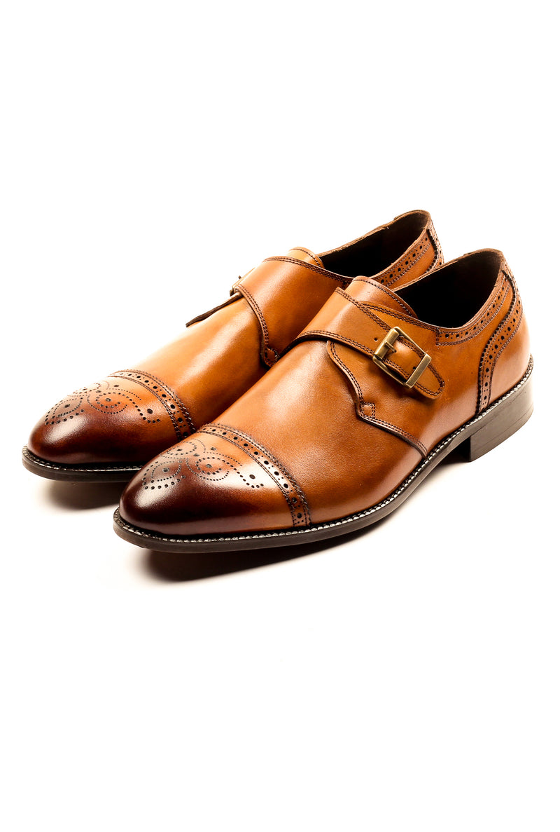 Men's Shoe - Tan - Pavers England