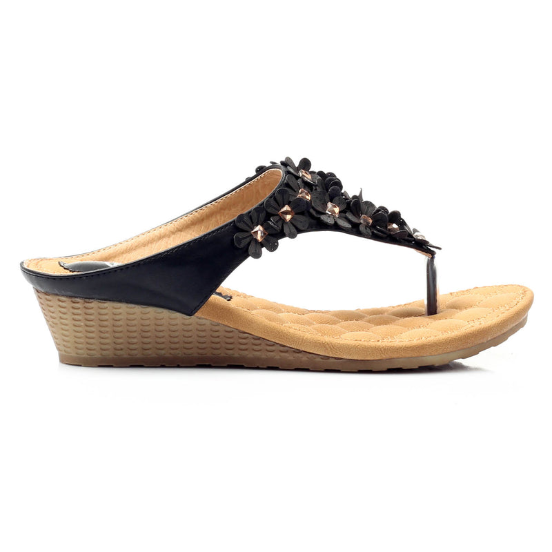 Toepost Wedges with Blings for Women