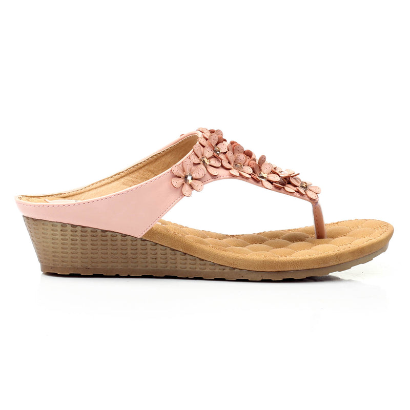 Toepost Wedges with Blings for Women