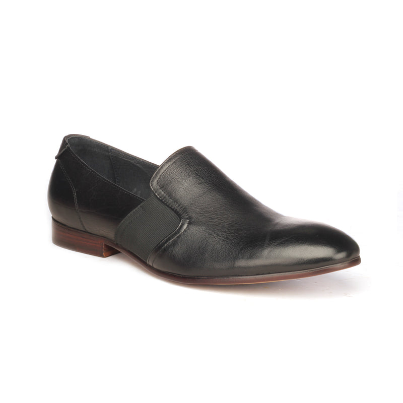 Two Tone Loafers For Men - Black - Wedding & Occasion - Pavers England