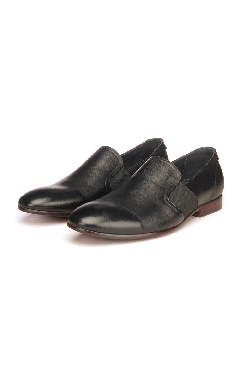 Two Tone Loafers For Men - Black - Wedding & Occasion - Pavers England