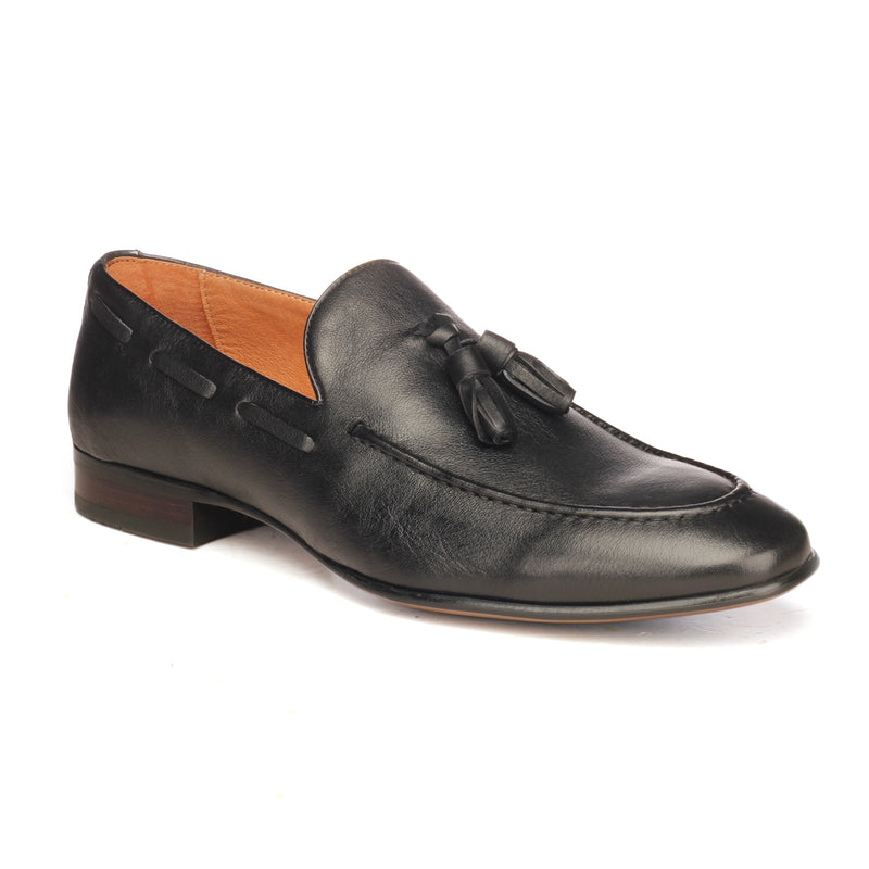 Loafer Shoes For Men - Black - Formal Loafers - Pavers England