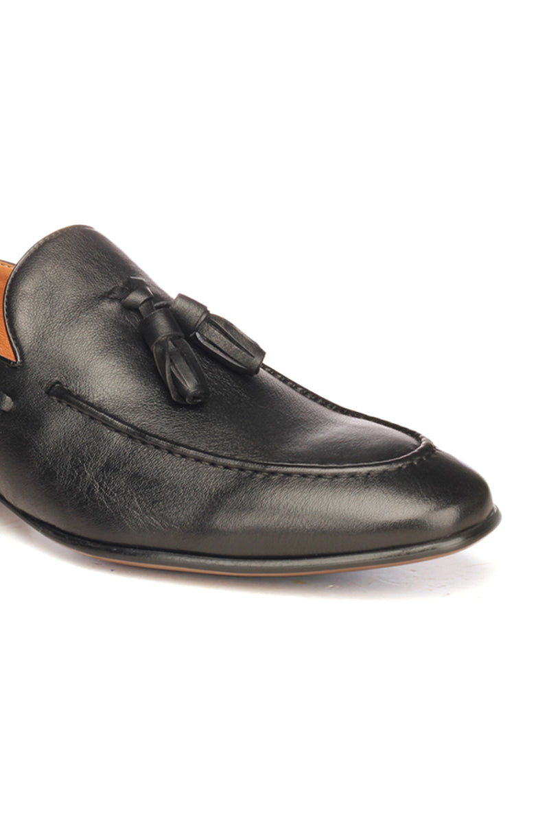 Loafer Shoes For Men - Black - Formal Loafers - Pavers England