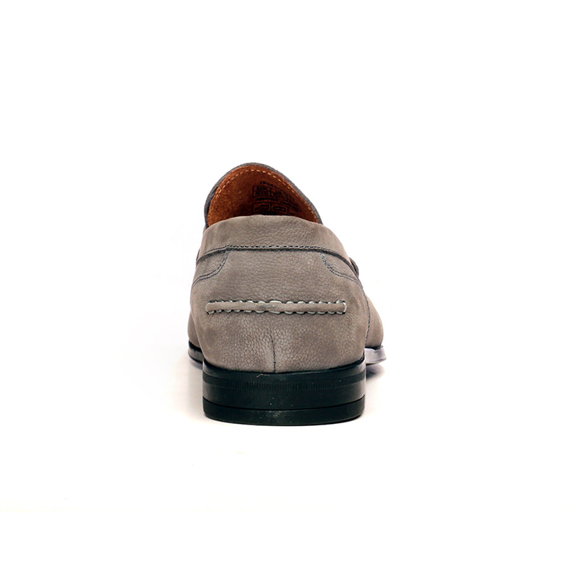 Men's Slip-on Shoe - Grey - Formal Loafers - Pavers England