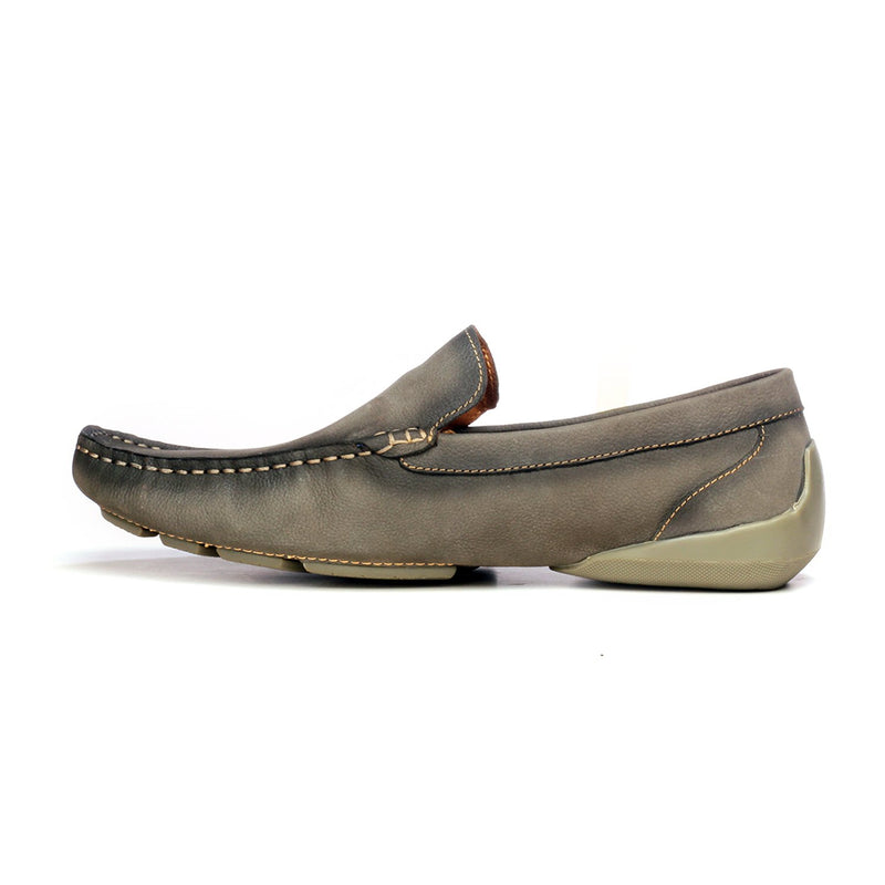 Men's Loafers - Grey - Moccasins - Pavers England