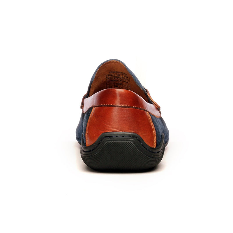 Men's Loafers - Navy - Moccasins - Pavers England
