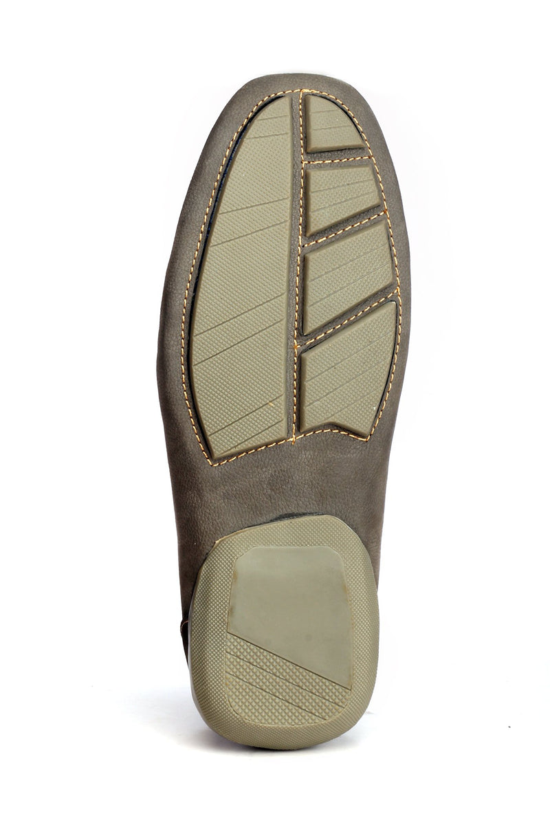 Men's Loafers - Grey - Moccasins - Pavers England