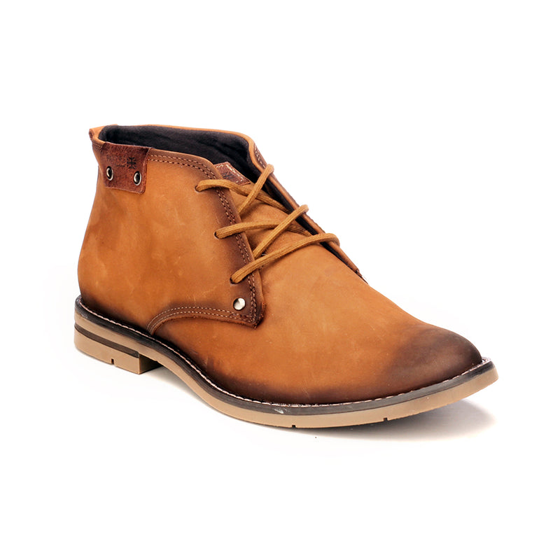 Men's Ankle Boot - Tan - Boots - Pavers England