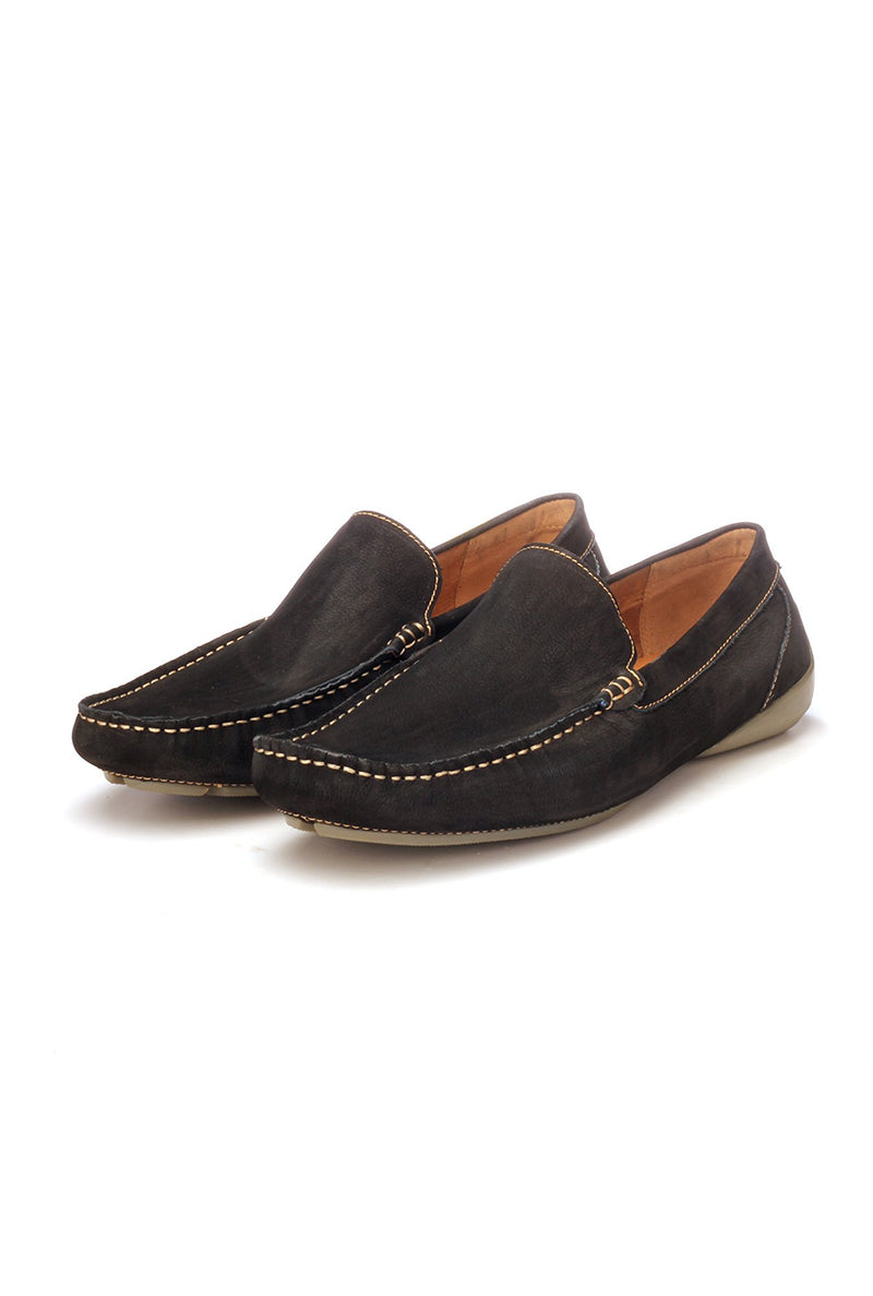 Men's Loafers - Black - Moccasins - Pavers England