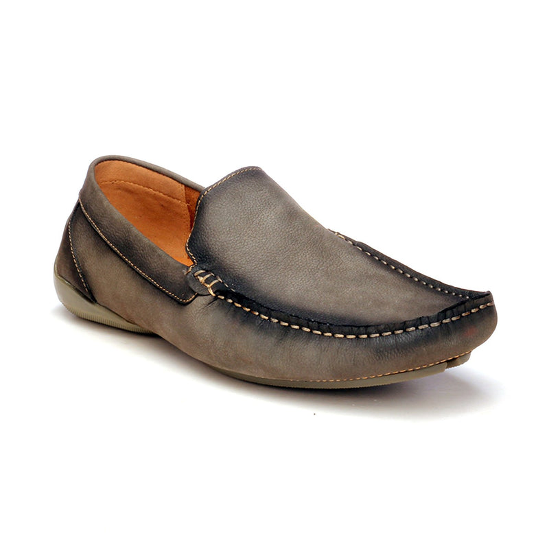 Men's Loafers - Grey - Moccasins - Pavers England