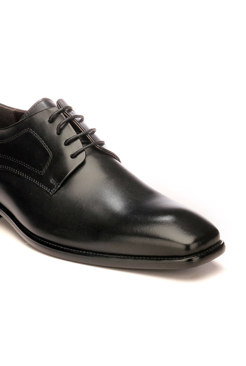 Men's Formal Derby Shoes - Black - Laced Shoes - Pavers England