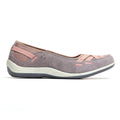Suede Loafers for Women - Taupe - Full Shoes - Pavers England