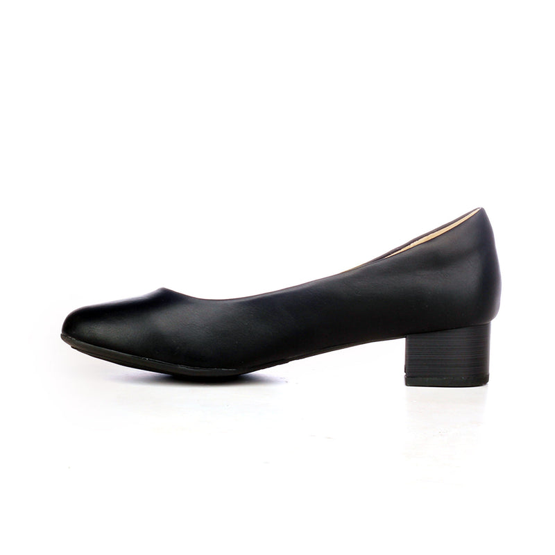 Women's Full Shoe - Black - Heels - Pavers England