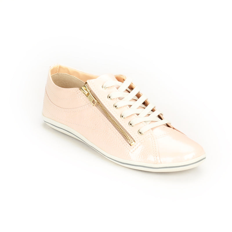 Women's Lace-up-Pink Patent - Sneakers - Pavers England
