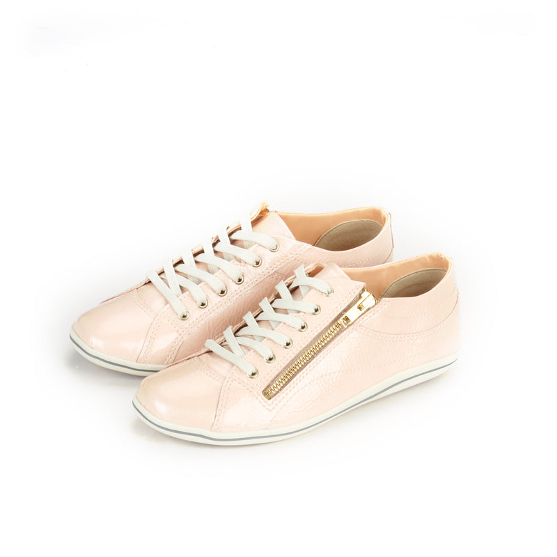 Women's Lace-up-Pink Patent - Sneakers - Pavers England