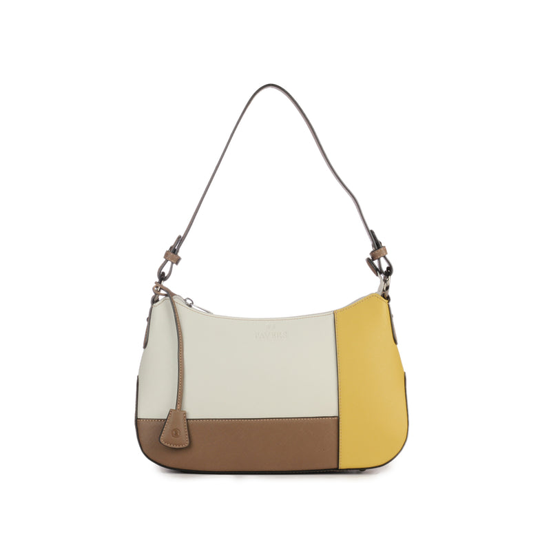 Multicoloured Hobo Bag for Women-Beige Multi - Bags & Accessories - Pavers England