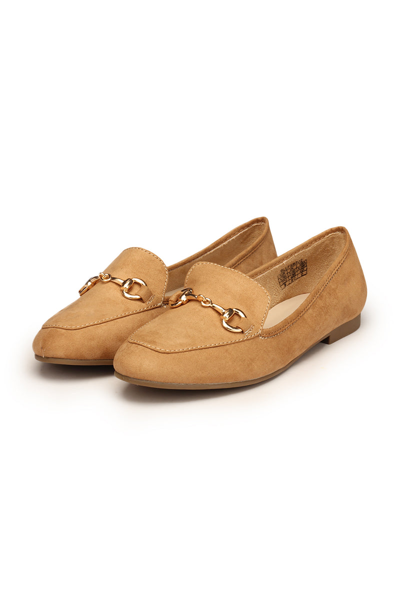 Textile Loafers with Low heels for Women